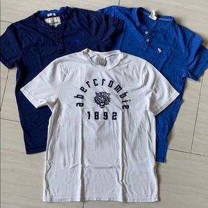 Lot of 3 boys Abercrombie Kids t-shirts